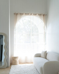 Clean and minimal interior design