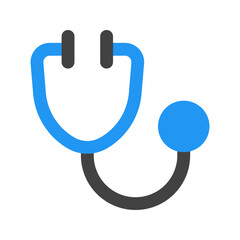 stethoscope flat icon