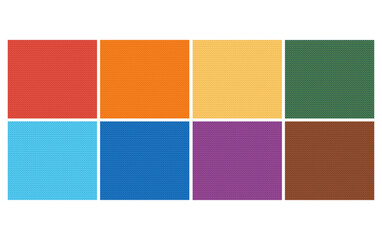Knitted texture. There are eight different colors in the set. Imitation knit for the background. Handmade. Vector. Graphics. Use for backgrounds, covers, collages, web design and printing. - obrazy, fototapety, plakaty