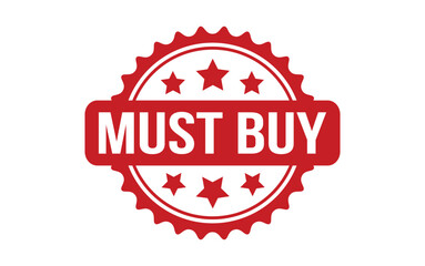 Obraz premium Must Buy rubber grunge stamp seal vector