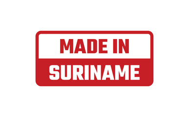 Made In Suriname Rubber Stamp