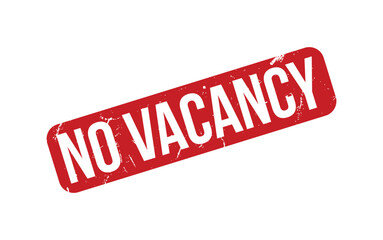 Fototapeta premium No Vacancy rubber grunge stamp seal vector