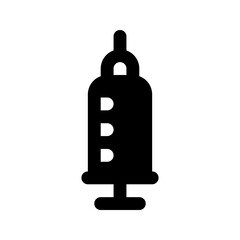 syringe glyph icon