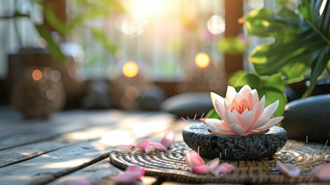 Tranquil Acupuncture Wellness Session Promoting Holistic Health and Pain Relief