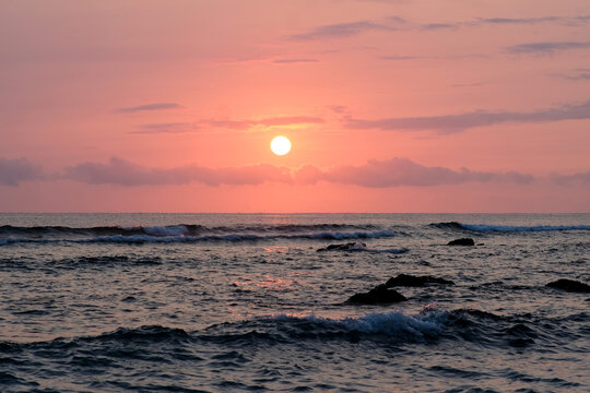 Sunrise by the Diguisit Beach (Dimadimalangat Rock Formation), Baler Aurora.