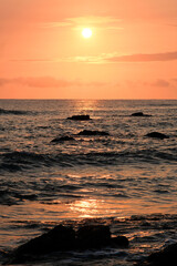 Sunrise by the Diguisit Beach (Dimadimalangat Rock Formation), Baler Aurora.