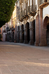 places in the historic center of Queretaro, where we can find beautiful arches supported by...