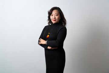 Dignified Asian business woman