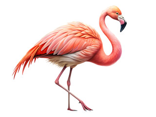Standing flamingo