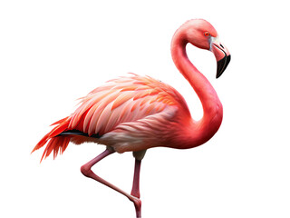 Standing flamingo