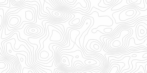 Topographic map. Geographic mountain relief. Abstract lines background. Contour maps. Vector illustration, Topo contour map on white background, Topographic contour lines vector map seamless pattern.