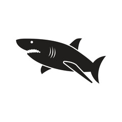 Obraz premium icon shark vector