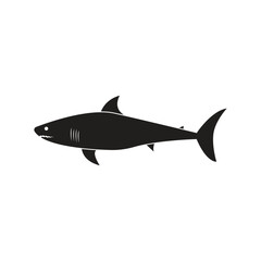 Obraz premium icon shark vector