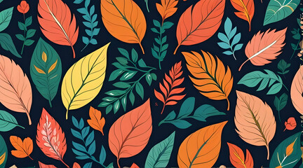 autumn leaves pattern