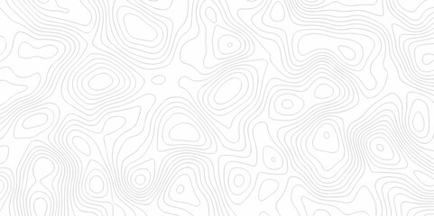 Topographic map. Geographic mountain relief. Abstract lines background. Contour maps. Vector illustration, Topo contour map on white background, Topographic contour lines vector map seamless pattern.