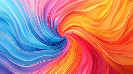Vivid closeup of colorful abstract background resembling a rainbow of colors