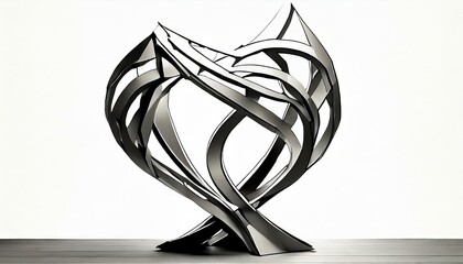 A masterpiece of sculptural art made from steel
