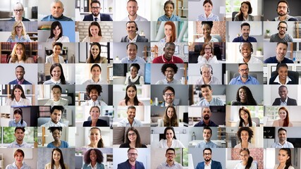 collection of business people portrait avatar