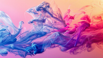 Vibrant colors blend in fluid motion, forming a dynamic gradient wave that mesmerizes.
