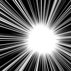 Fototapeta premium black speed lines or focus overlay 