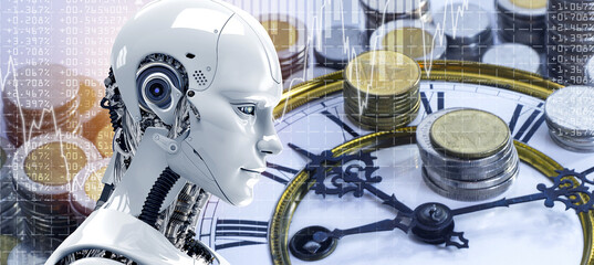 ai robot, investment concept