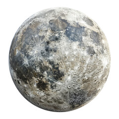 moon planet isolated on transparent background
