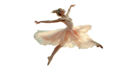 ballerina dancing on transaparent png file