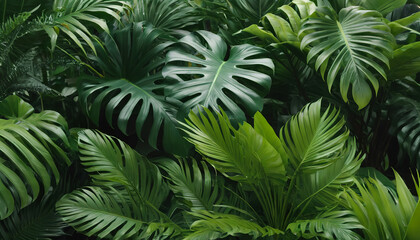Fototapeta premium A fresh depiction of a green plant within a building, illustrated with thick layers of paint to emphasize its vibrant color and natural beauty against the architectural interior. The scene highlights 