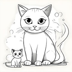 Interactive Kitty Coloring Sheets for Toddlers: Creative Learning
