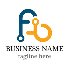 DNA Tech Logo Icon Design