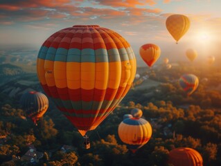 Fototapeta premium Festival of balloons
