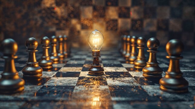 Business Success Concept. Champion Team Leader, Illustration Background.