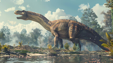 Jurassic Dreadnoughtus schrani at Riverbank
