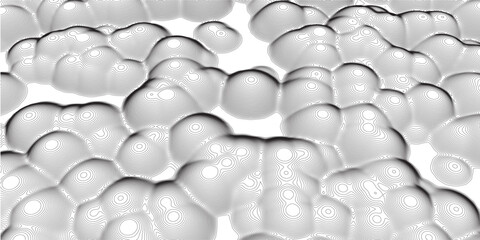Abstract topographic map texture. Lines map contour perspective on white background.