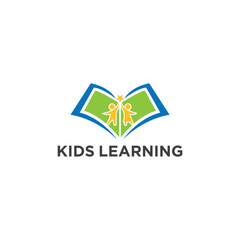 Kids Learning Logo Simple Education