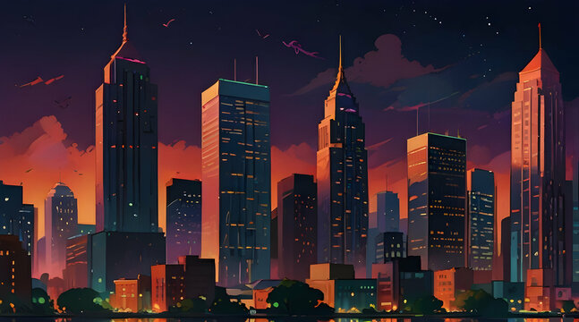 city skyline