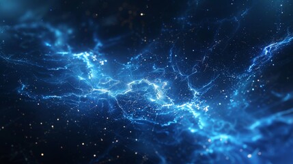 Obraz premium Abstract particle background in motion