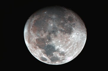 Moon in color