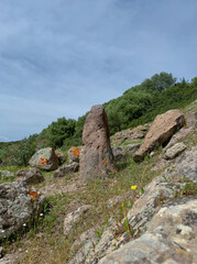 Domus de Janas of Montessu pre-nuragic and nuragic necropolis of villaperuccio south sardinia