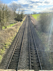 railway in the countryside