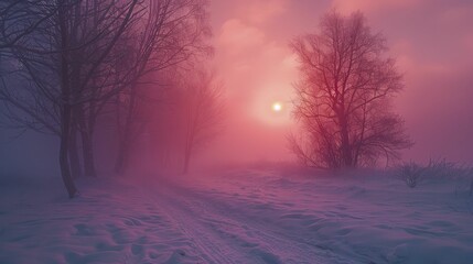 Amidst the psychedelic pastel fog, enigmatic mysteries gently unfold in soft hues, revealing their secrets in subtle color tones. - obrazy, fototapety, plakaty