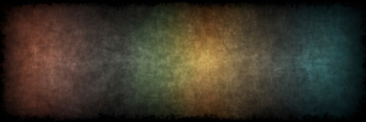 colorful to black gradient colored parchment vintage old paper texture from Generative AI