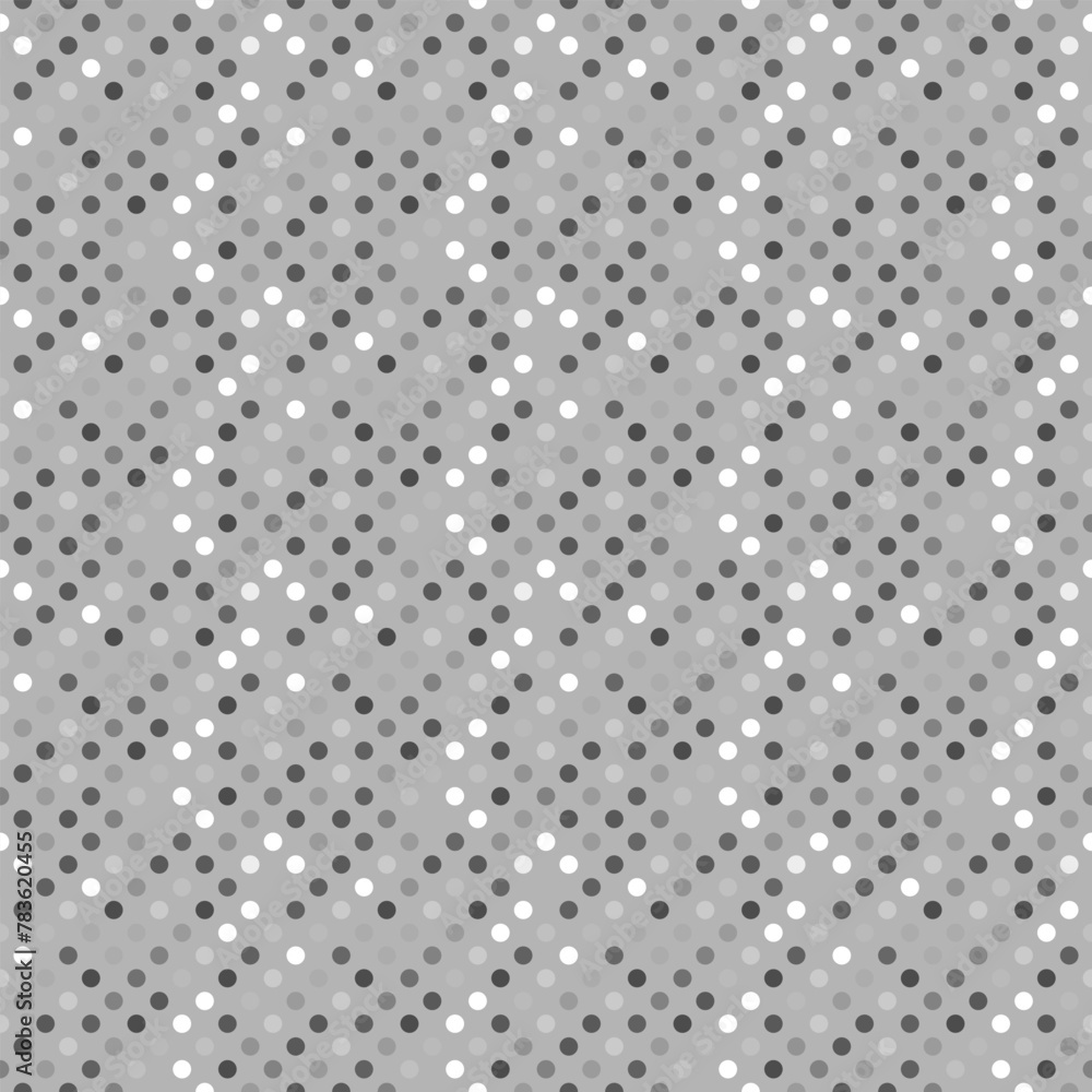 Aufkleber geometrical black and white circle pattern background - abstract vector graphic design