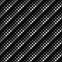 Seamless geometrical monochrome square pattern background design - abstract repeating vector graphic from squares