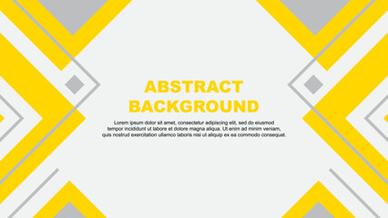 Abstract Background Design Template. Banner Wallpaper Vector Illustration. Yellow Illustration
