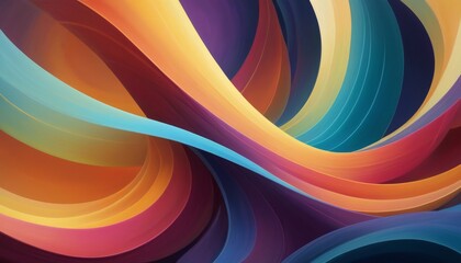 An artistic abstract background featuring vibrant swirls of colors gracefully intertwining, evoking a sense of dynamic movement and energy.. AI Generation