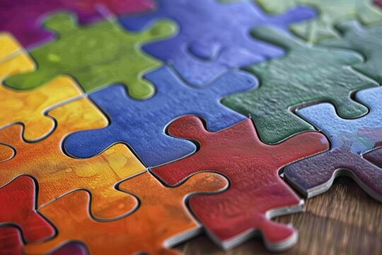 World Autism Awareness Day: Promoting Understanding and Acceptance, Emphasizing Unity and Inclusion Concept.