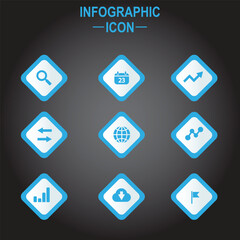 Business and Finance line icons set. Businessman outline icons collection