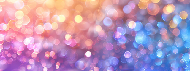 Blurred bokeh backgrounds in beautiful colors - obrazy, fototapety, plakaty