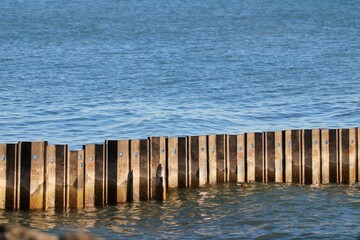 Breakwater at Lake Michigan